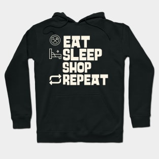 Eat Sleep Shop Repeat Hoodie